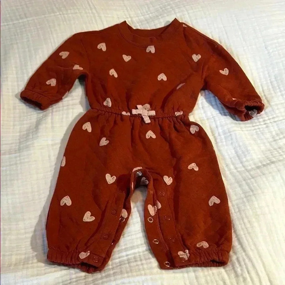 Carter's Other - Carter's Rust Heart One Piece